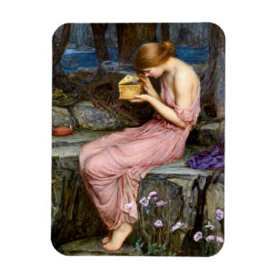 Psyche Opening the Golden Box Waterhouse Painting Magnet