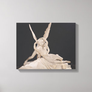 Psyche Revived by the Kiss of Cupid 1787-93 Canvas Print