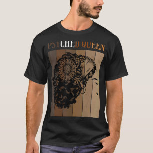 Psyched Queen Psyd Psychology Degree Graduation Bl T-Shirt