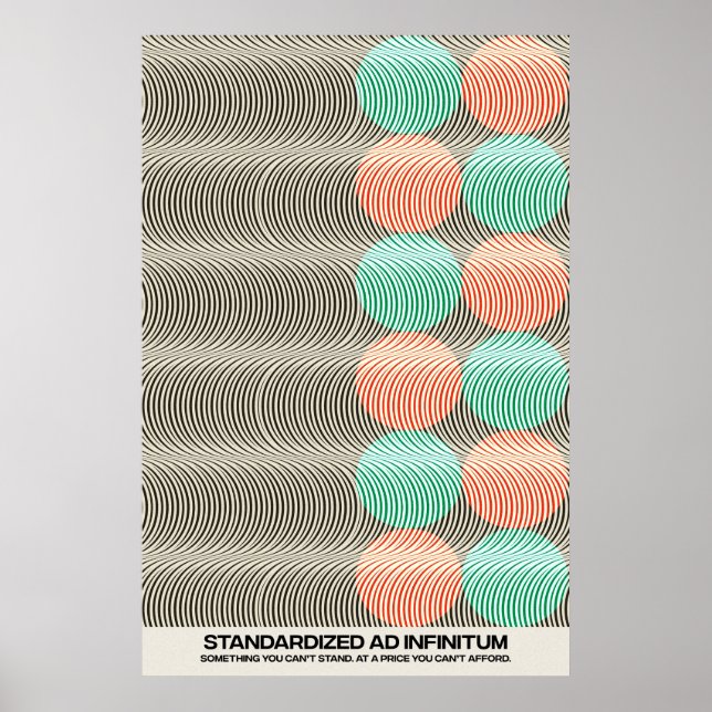 Psychedelia Standardised Ad Infinitum Poster (Front)