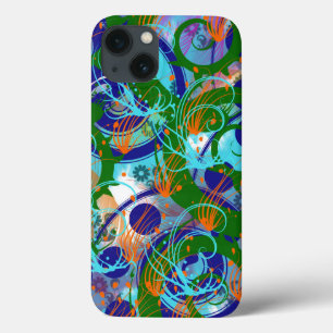 Psychedelic Abstract Art iPhone 13 Case