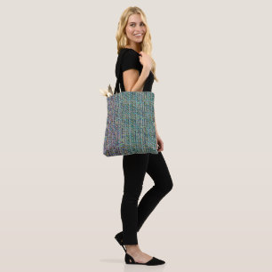 Psychedelic Abstract Wave Pattern Design 1304 Tote Bag