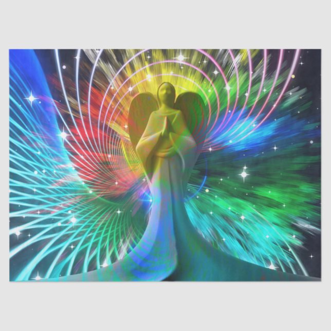 psychedelic angel tissue paper (Front)