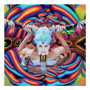 Psychedelic Astral Plane Poster