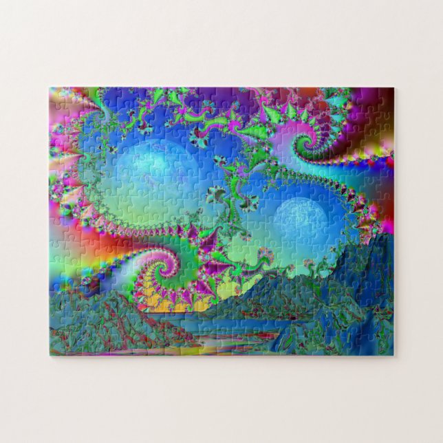 Psychedelic bay jigsaw puzzle (Horizontal)