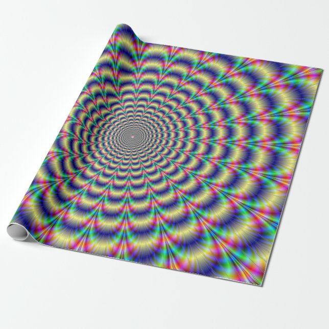 Psychedelic Beat Wrapping Paper (Unrolled)