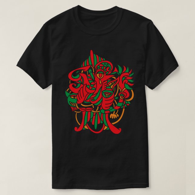 Psychedelic Bird T-Shirt (Design Front)