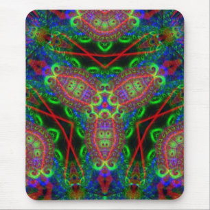 Psychedelic BlackLiTe Mouse Mat