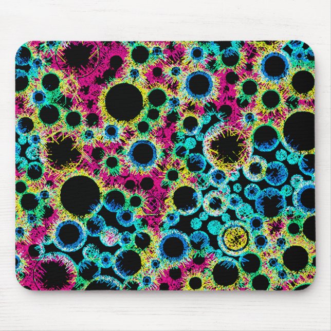 Psychedelic Bubbles Mouse Mat (Front)