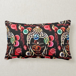 Psychedelic Buddha Lumbar Cushion