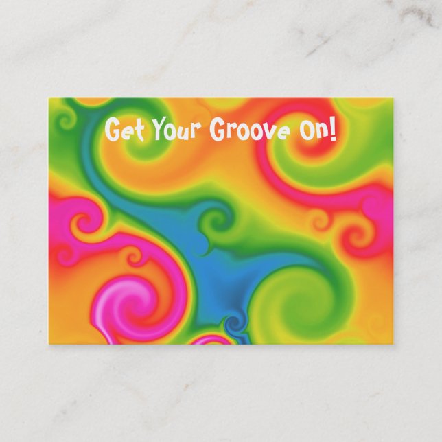 Psychedelic Business Card (Front)