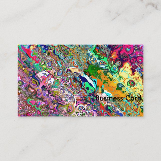 Psychedelic Business Card (Front)