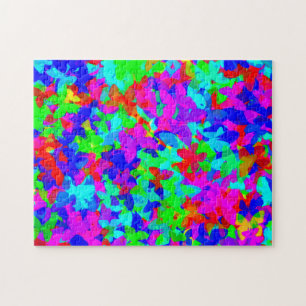 Psychedelic Butterflies Jigsaw Puzzle