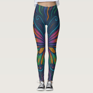 Psychedelic Butterfly Vibes Leggings