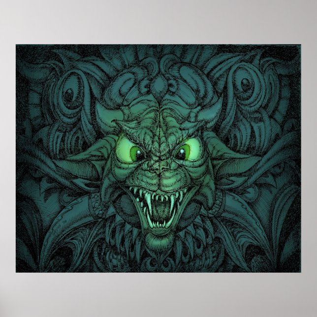 Psychedelic cat poster (Front)