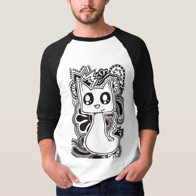 Psychedelic Cat Shirt (Front)