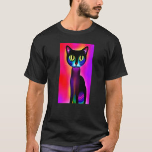 psychedelic Cat T-Shirt