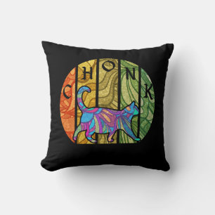 Psychedelic Cat – Trippy Feline Art Cushion