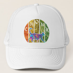 Psychedelic Cat – Trippy Feline Art Trucker Hat