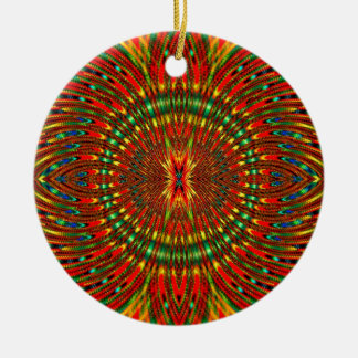Psychedelic Ceramic Tree Decoration