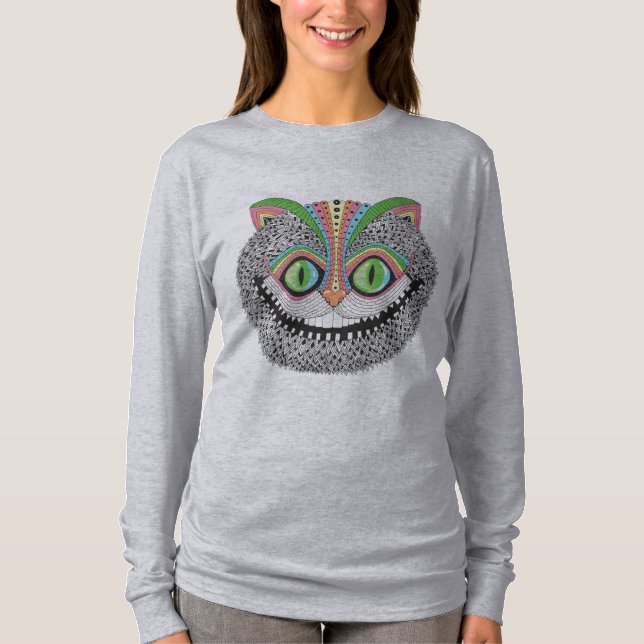 Psychedelic Cheshire Cat T-Shirt (Front)