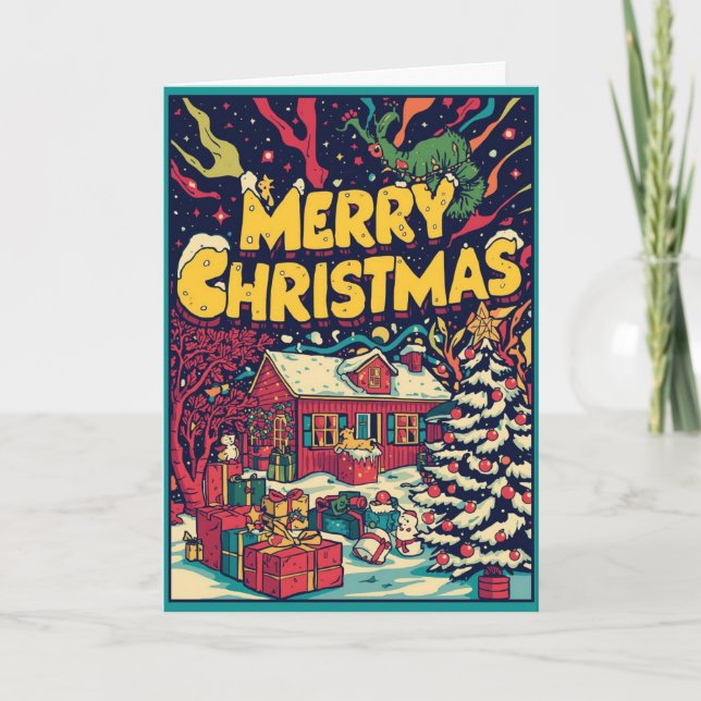 Psychedelic christmas card (Front)