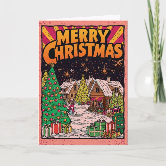Psychedelic christmas cards (Front)