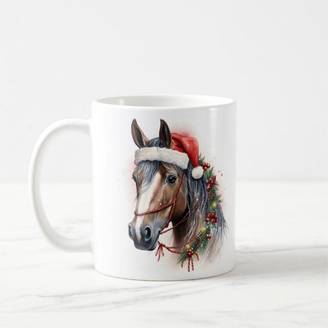 Psychedelic Christmas tree  Coffee Mug (Left)