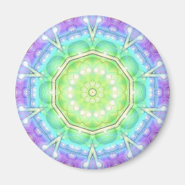 Psychedelic Circle Magnet (Front)