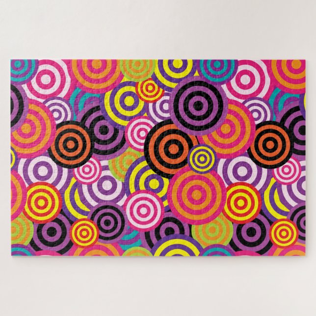 psychedelic circles puzzle (Horizontal)