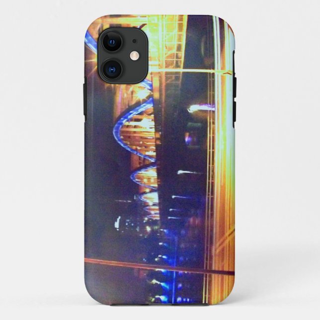 🌌🌉🌙Psychedelic City Nightscape Fabulous Case-Mate iPhone Case (Back)