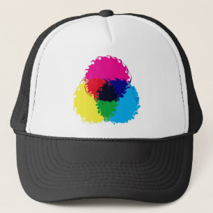 Psychedelic CMYK Trucker Hat
