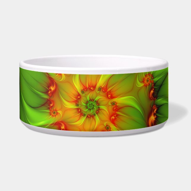 Psychedelic Colourful Modern Abstract Fractal Art (Front)
