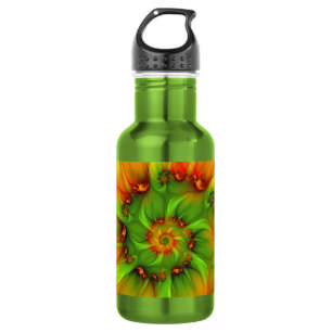 Psychedelic Colourful Modern Abstract Fractal Art 532 Ml Water Bottle