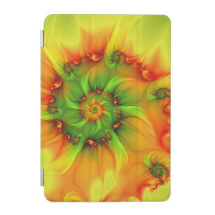 Psychedelic Colourful Modern Abstract Fractal Art iPad Mini Cover