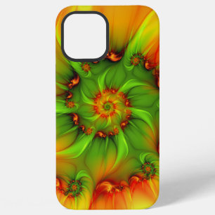 Psychedelic Colourful Modern Abstract Fractal Art iPhone 12 Pro Max Case