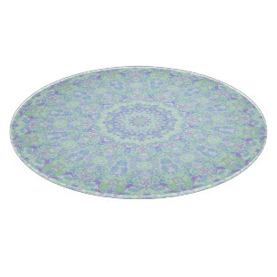Psychedelic Colourful Ornate Hippie Mandala Cutting Board