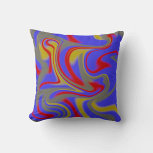 Psychedelic Colours 1 Cushion