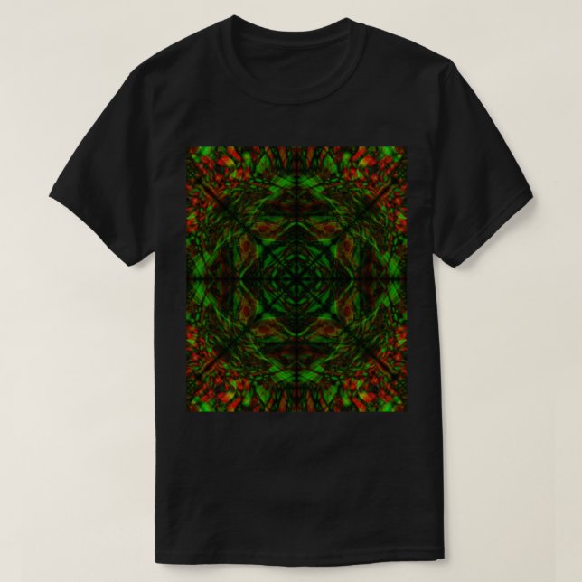 Psychedelic colours (dark) T-Shirt (Design Front)