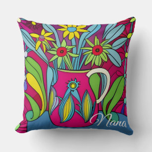 Psychedelic colours for Nana Cushion