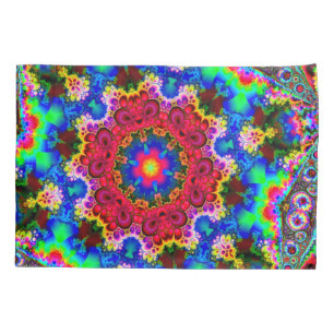 Psychedelic Cosmic Fractal Art Pillowcase