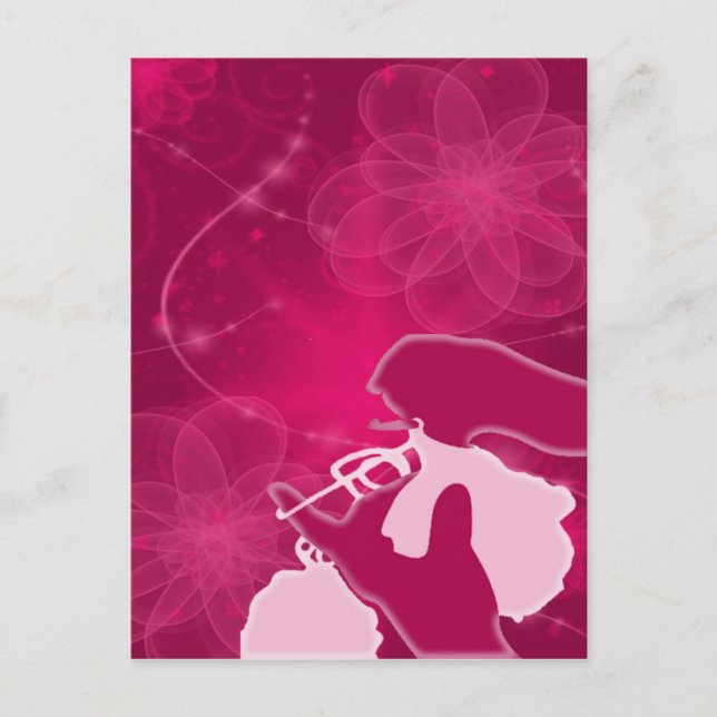 psychedelic crochet post card (Front)