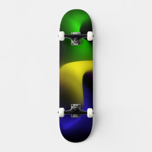 Psychedelic Dark Wave Skateboard