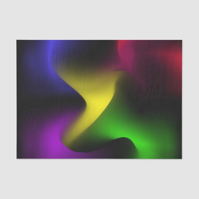 Psychedelic Dark Wave Tissue Paper (Front)