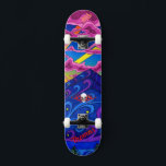 Psychedelic Deck for Skateboard<br><div class="desc">Make this Psychedelic Deck for Skateboard your own by adding your text. To access advanced editing tools,  please go to "Personalize this template" and click on "Details",  scroll down and press the "click to customize further" link.</div>