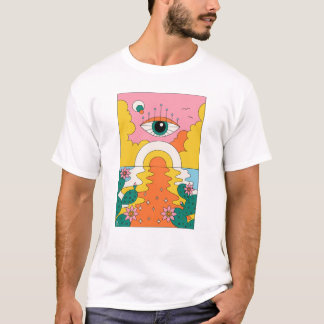 Psychedelic desert tshirt
