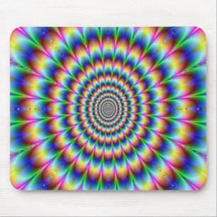 Psychedelic Design Mouse Mat