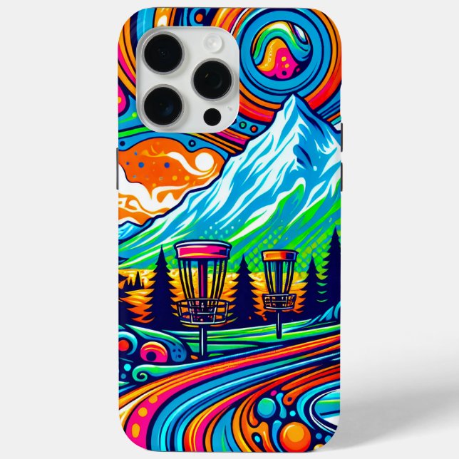 Psychedelic Disc Golf Course  Case-Mate iPhone Case (Back)