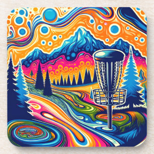 Psychedelic Disc Golf Course in the Mountains Coaster