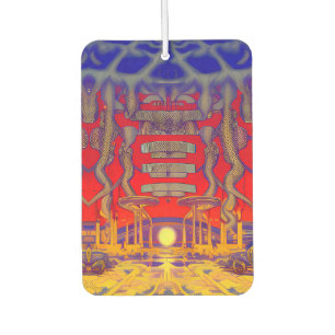 Psychedelic Dreamland Car Air Freshener